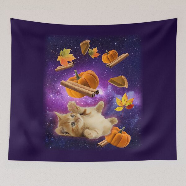 Item preview, Cat in Space Pumpkin Spice  designed and sold by abowlofsoda.