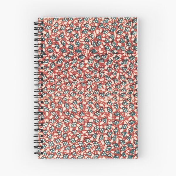 Item preview, Vintage stamped red and blue print designed and sold by Coyt.