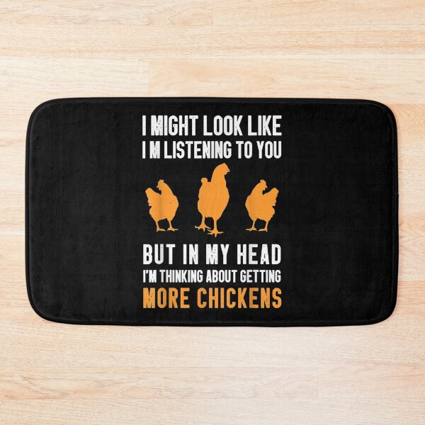 Item preview,  Might Look Like Im Listening You Chickens Farmer Funny designed and sold by suzanso.