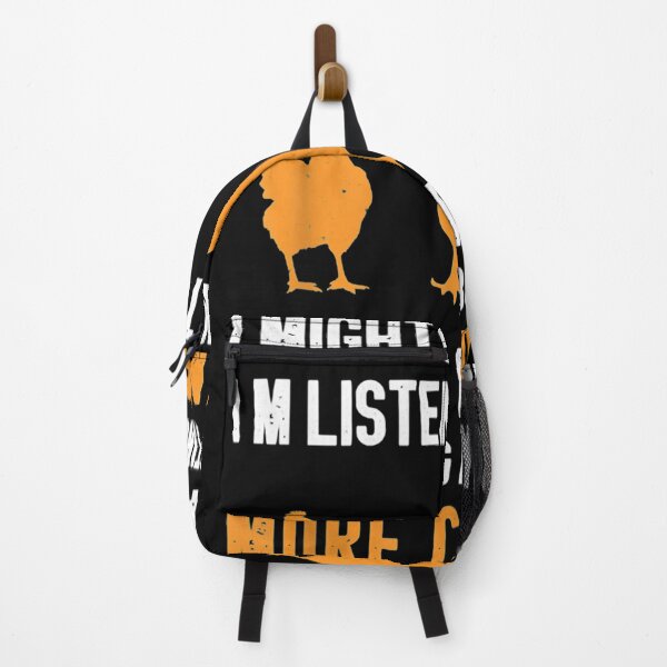 Item preview, Might Look Like Im Listening You Chickens Farmer Funny designed and sold by suzanso.