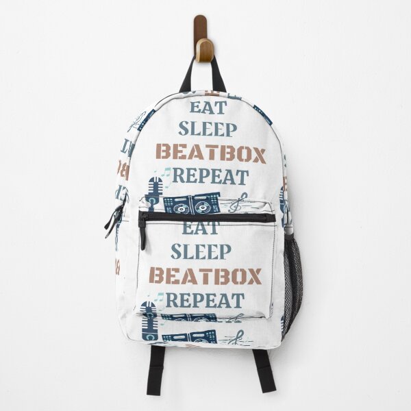 Item preview, Eat Sleep Beatbox Repeat Funny Quote designed and sold by Simi2020.