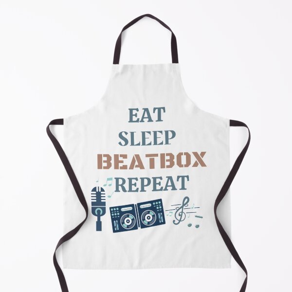 Item preview, Eat Sleep Beatbox Repeat Funny Quote designed and sold by Simi2020.