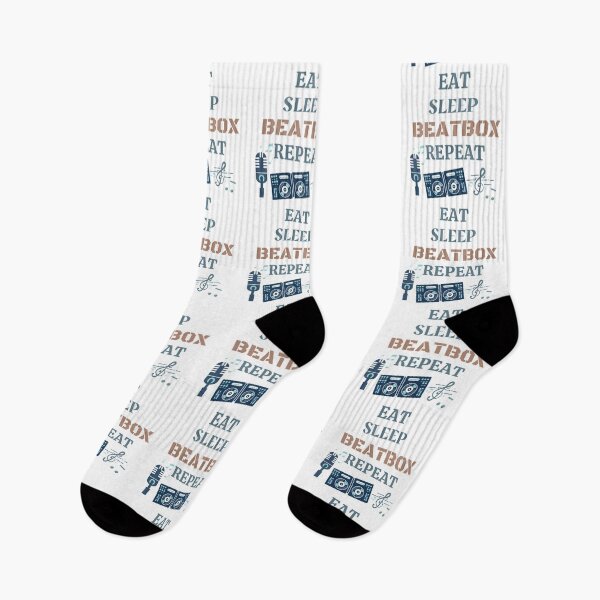 Item preview, Eat Sleep Beatbox Repeat Funny Quote designed and sold by Simi2020.