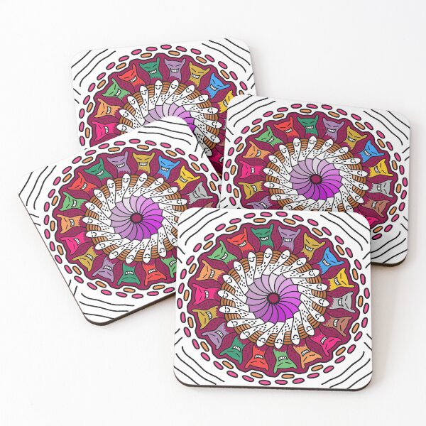 Item preview, Different Color Doodle Art Smile  designed and sold by R4CProject.