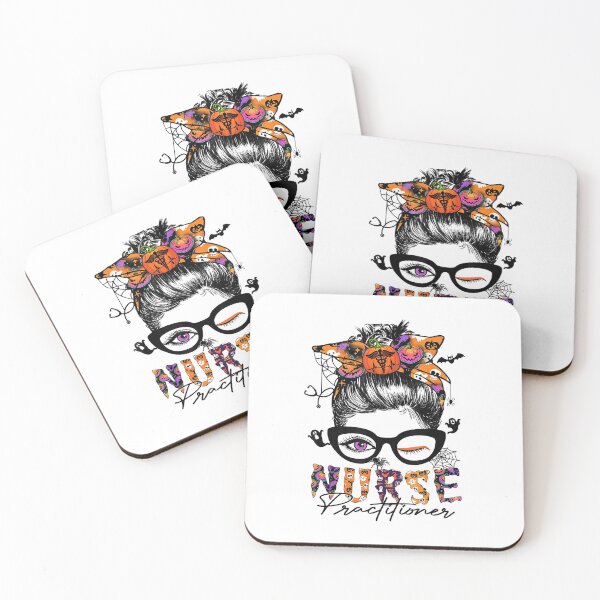 Item preview, Nurse Practitioner Halloween Messy Bun  designed and sold by westsslewis.