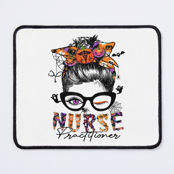 Item preview, Nurse Practitioner Halloween Messy Bun designed and sold by westsslewis.