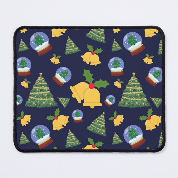 Item preview, Christmas Snow Globe Tree And Bells Seamless Pattern designed and sold by thecooltable.