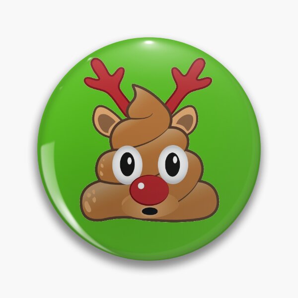 Item preview, Poop Emoji Reindeer Christmas designed and sold by abowlofsoda.