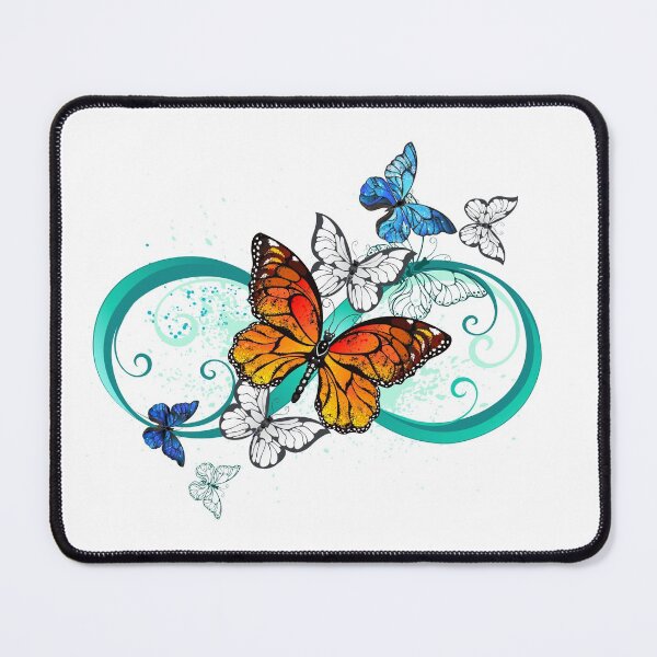 Item preview, Infinity with Orange Butterfly designed and sold by Blackmoon9.