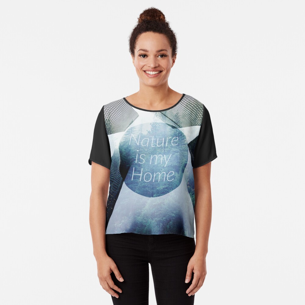 Nature is my Home Chiffon Top