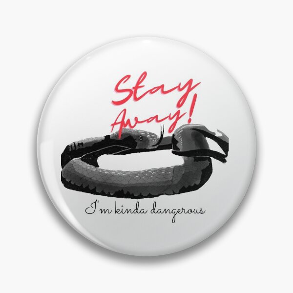 Item preview, Black Mamba - Stay Away - I'm kinda dangerous designed and sold by BunnyBizarre.