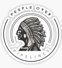 #NoDAPL People Over Pipelines Sticker