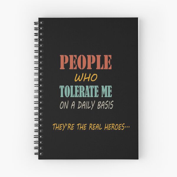 Item preview, People Who Tolerate Me On A Daily Basis They're The Real Heroes Funny Gifts  designed and sold by sichaz.