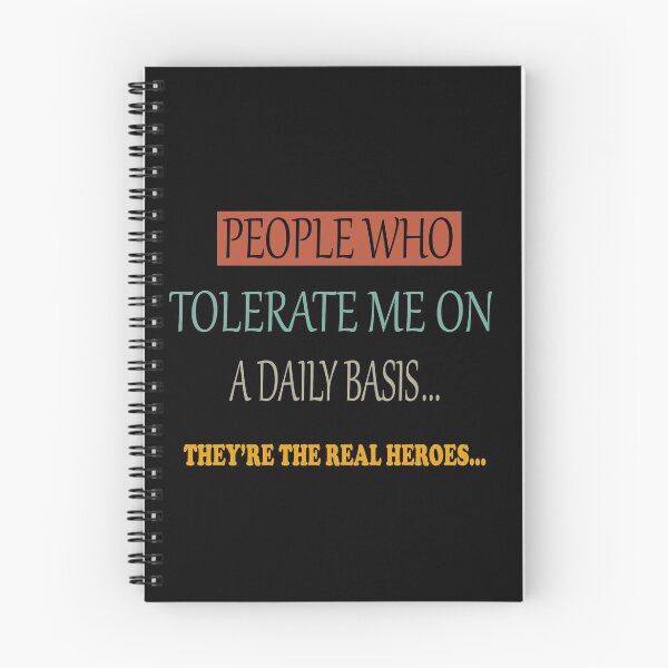 Item preview, People Who Tolerate Me On A Daily Basis They're The Real Heroes Funny Gifts  designed and sold by sichaz.