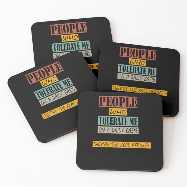 Item preview, People Who Tolerate Me On A Daily Basis They're The Real Heroes Funny Gifts  designed and sold by sichaz.