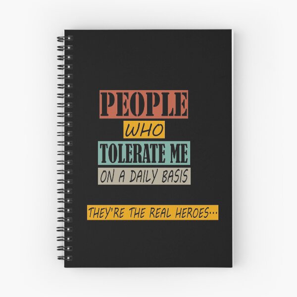 Item preview, People Who Tolerate Me On A Daily Basis They're The Real Heroes Funny Gifts  designed and sold by sichaz.