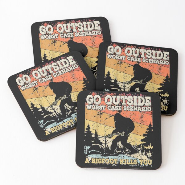 Item preview,  Go Outside Worst Case Scenario Bigfoot Kills You designed and sold by suzanso.