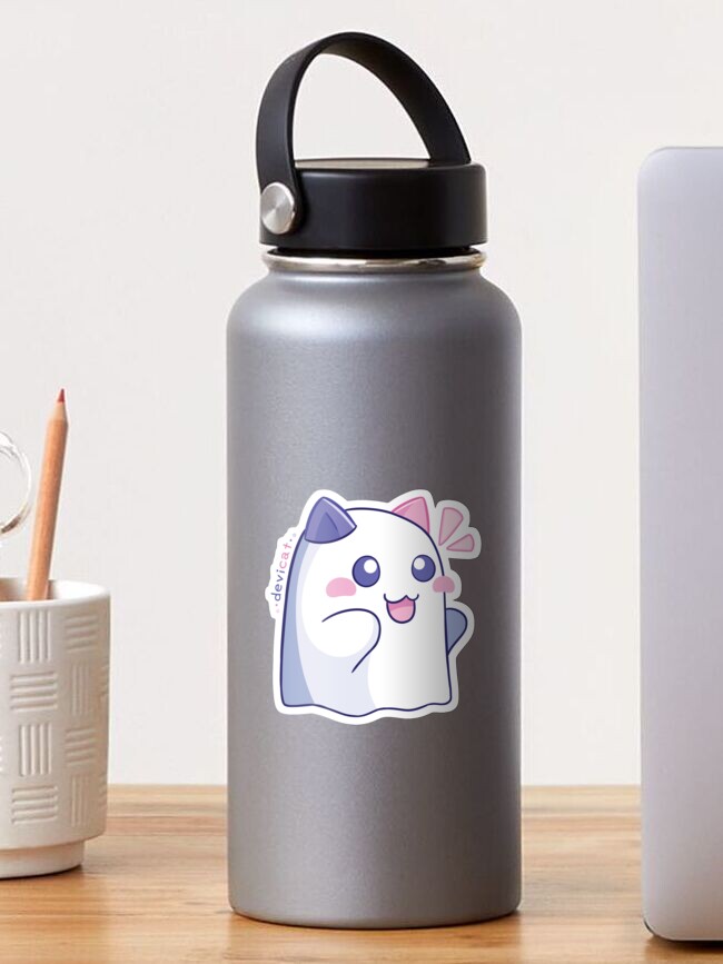 Thumbnail 1 of 3, Sticker, CandiCat Ghost • 2021 designed and sold by devicatoutlet.