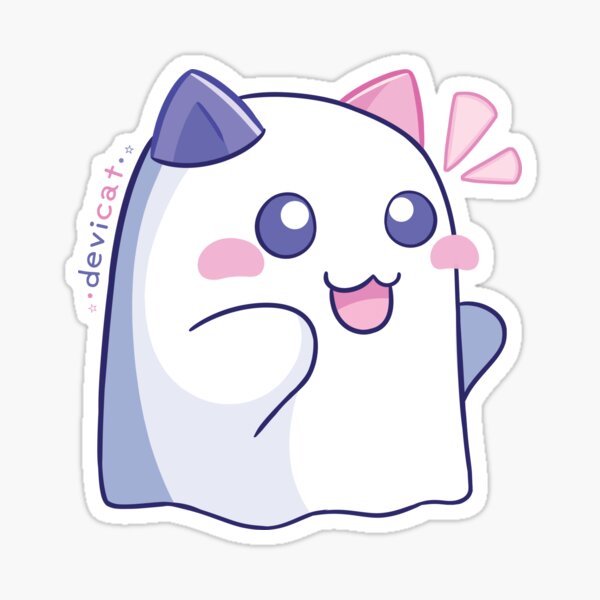 Item preview, CandiCat Ghost • 2021 designed and sold by Devi Cat.