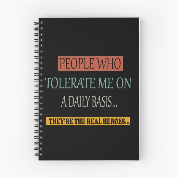 Item preview, People Who Tolerate Me On A Daily Basis They're The Real Heroes Funny Gifts  designed and sold by sichaz.