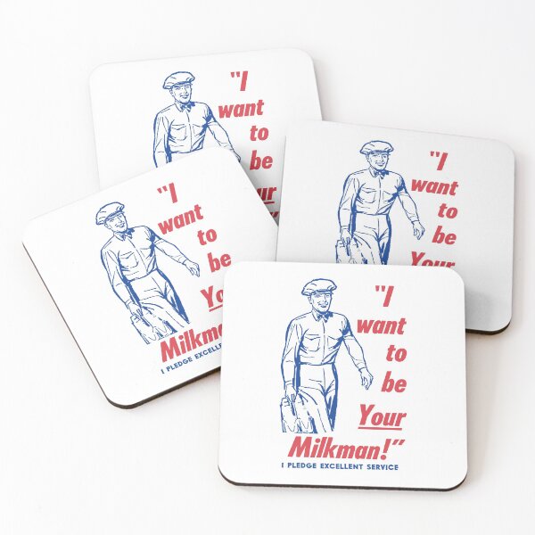 Item preview, I WANT TO BE YOUR MILKMAN - ADVERT designed and sold by ThrowbackAds.