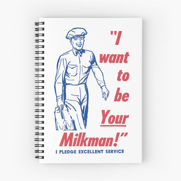 Item preview, I WANT TO BE YOUR MILKMAN - ADVERT designed and sold by ThrowbackAds.