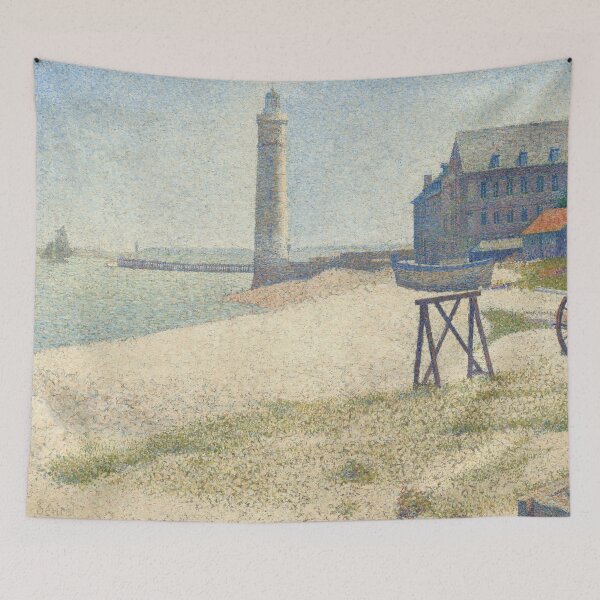 Item preview, Georges Seurat "The Lighthouse at Honfleur" designed and sold by sunny-007.