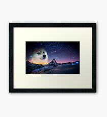 Doge sky Framed Print