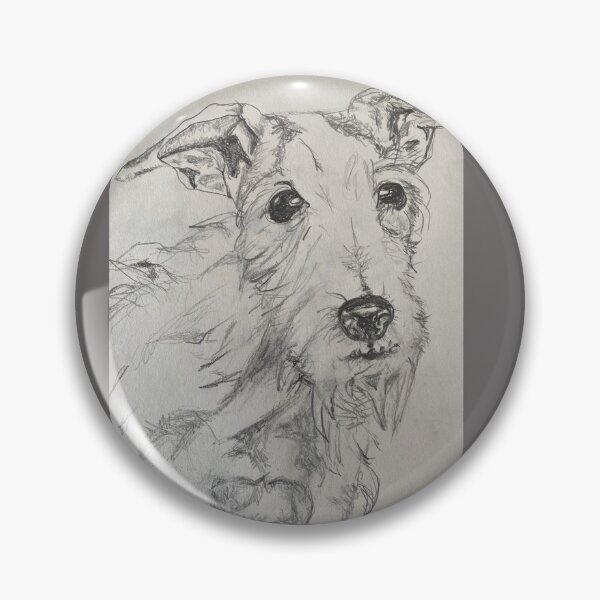Aperçu de l'œuvre Jack Russell Terrier en graphite créée et vendue par Lori Roscup.