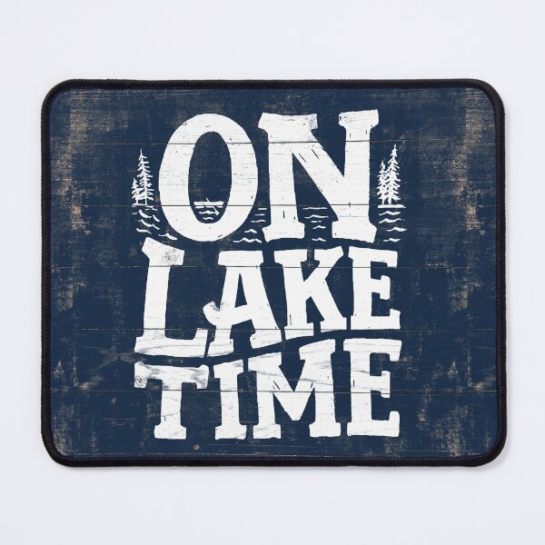 Item preview, On Lake Time Sign, Lake Wood Sign, Rustic Lake Sign, Lake House Decor designed and sold by PaulLesser.