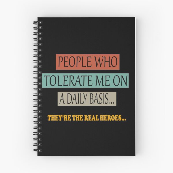 Item preview, People Who Tolerate Me On A Daily Basis They're The Real Heroes Funny Gifts  designed and sold by sichaz.