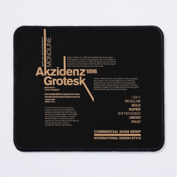Item preview, Akzidenz Grotesk Typeface Font Typography Design designed and sold by paperpark.