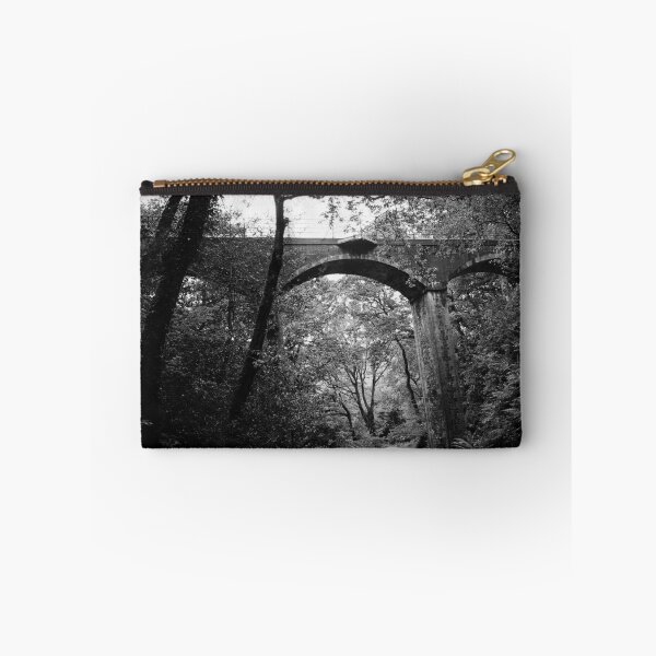Item preview, Black and White Woodland Bridge - Dol Goch Falls designed and sold by PictureThisYT.