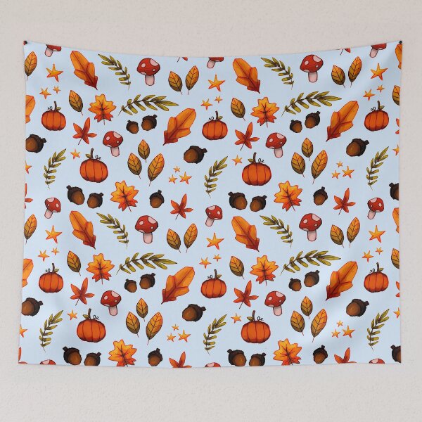 Item preview, Aesthetic autumn pattern  designed and sold by HibiscusHeron.