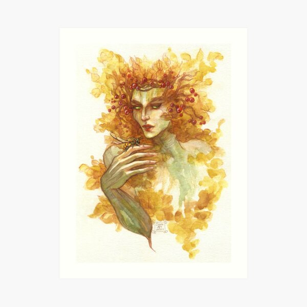Tree wife Art Print
