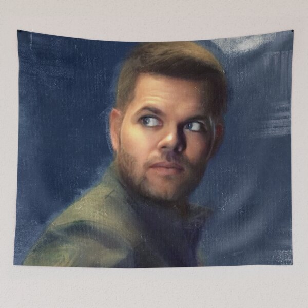 Item preview, Amos Painting Portrait for Screaming Firehawks designed and sold by orionlodubyal.