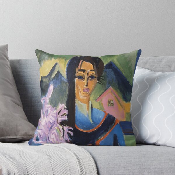 Item preview, Expressionism Painting Sunday in the Alps (1922) by Ernst Ludwig Kirchner designed and sold by Designedbysm.