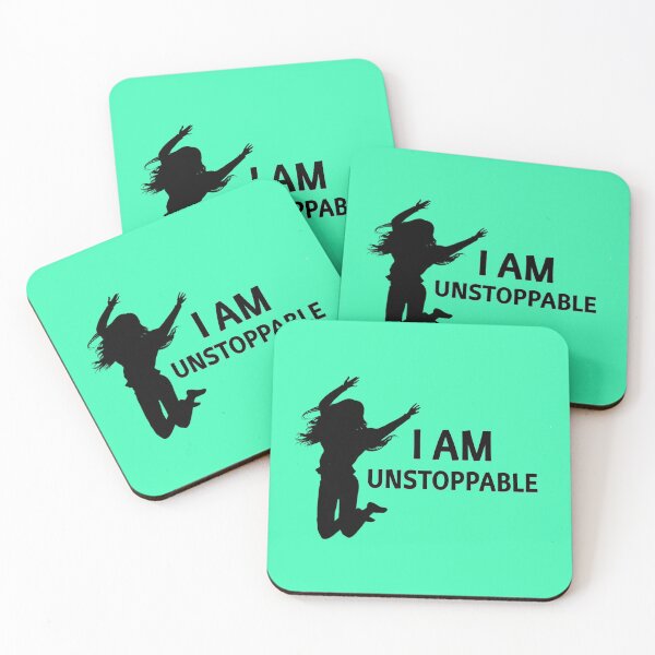 Item preview, I Am Unstoppable Inspirational Quote designed and sold by chahakisha.
