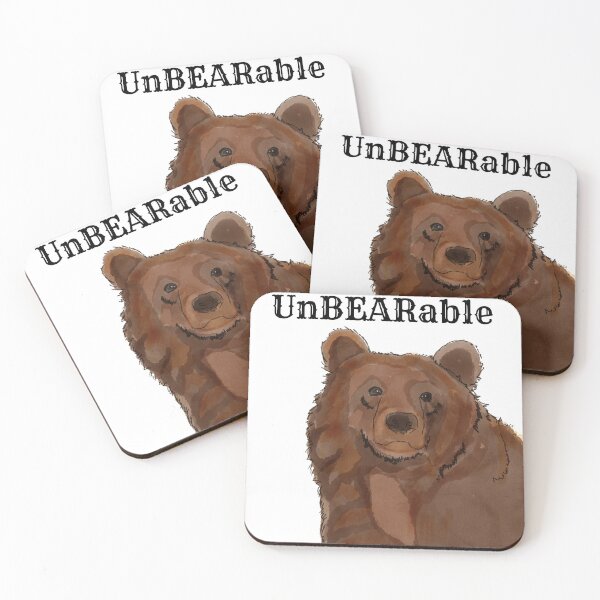 Item preview, UnBEARable - Grizzly Bear designed and sold by BunnyBizarre.