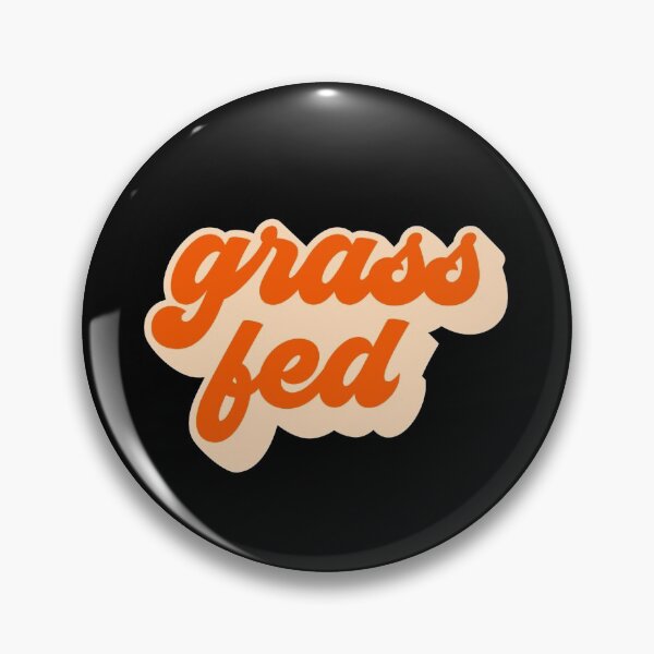 Item preview, Grass Fed Retro Groovy Vegan designed and sold by nanogarbanzo.