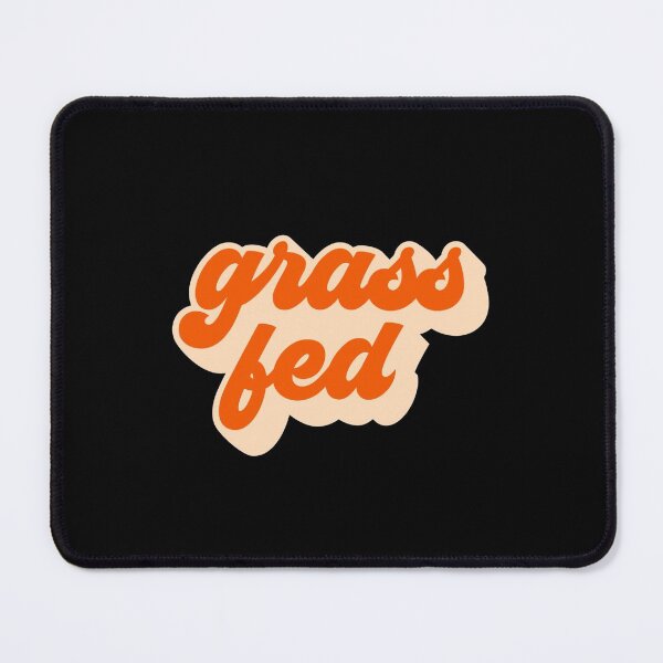 Item preview, Grass Fed Retro Groovy Vegan designed and sold by nanogarbanzo.