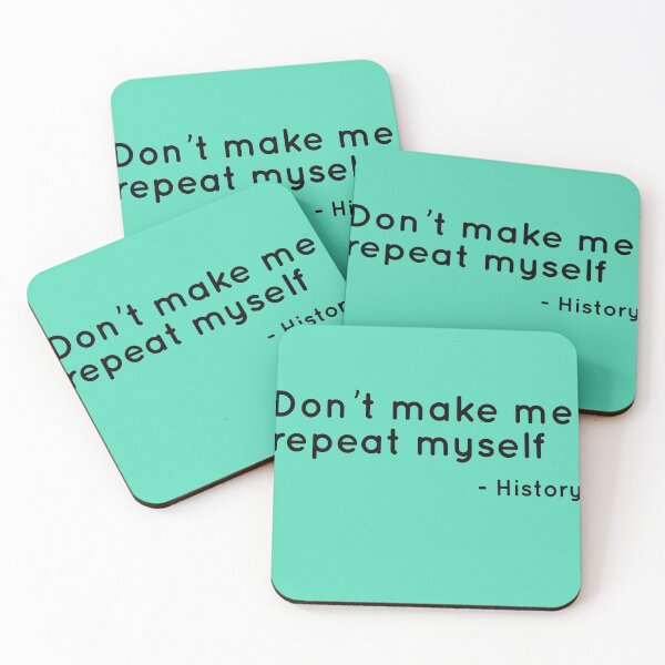 Item preview, Funny Don't Make Me Repeat Myself gift, Funny History Teacher Shirt, Funny T-shirt, History Teacher Tee designed and sold by KiraSpace.