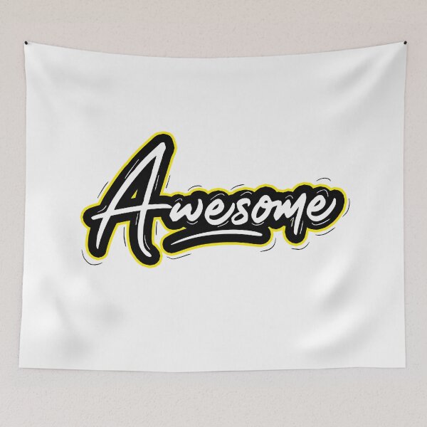 Item preview, Awesome, typography design designed and sold by Slavic1991.