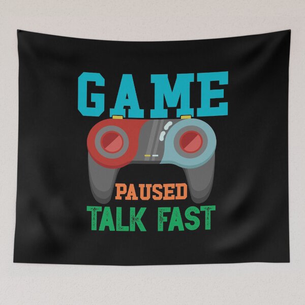 Item preview, Game paused talk fast designed and sold by plussorn.