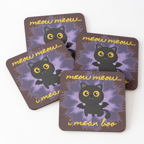 Item preview, Meow I Mean Boo Tie Dye Halloween Bleached designed and sold by Schka.