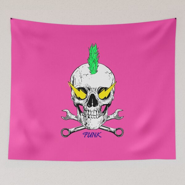 Item preview, PUNK - Skull designed and sold by Quirkdom.