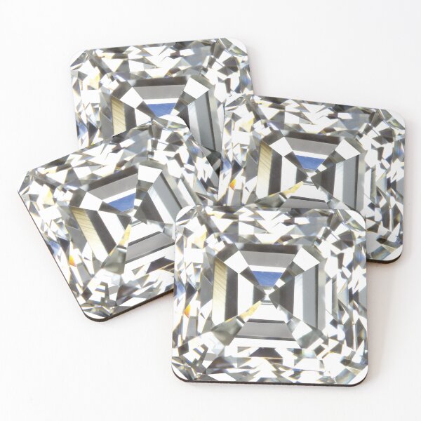 Item preview, asscher cut diamond no.1 | Photo designed and sold by QueenofCarbon.