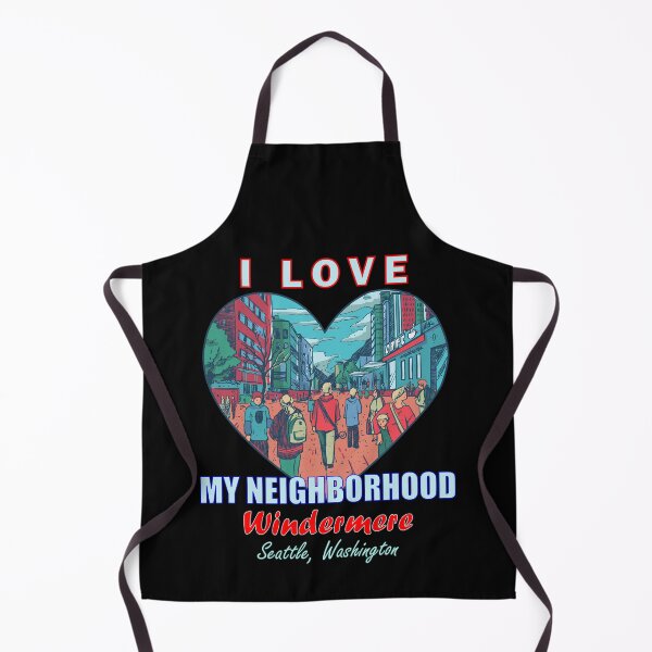 Item preview, I Love My Neighborhood Windermere Seattle - Community Pride designed and sold by artfulnotebook.