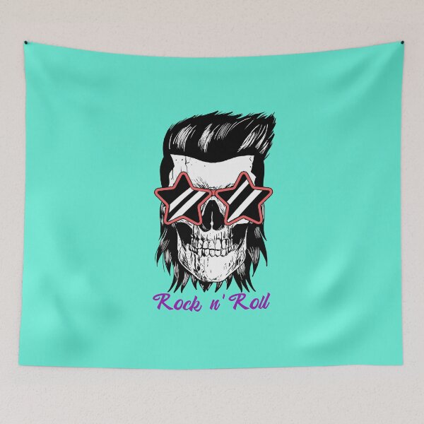 Item preview, Rock n' Roll - Skull designed and sold by Quirkdom.