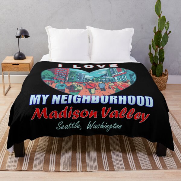 Item preview, I Love My Neighborhood Madison Valley Seattle - Community Pride designed and sold by artfulnotebook.